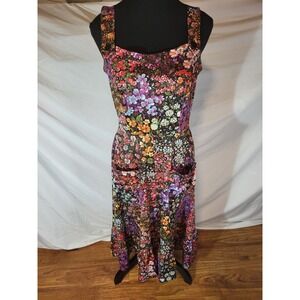 Vintage 1970s Hoot Owl Prairie Dress  Size Small Pockets Union Made